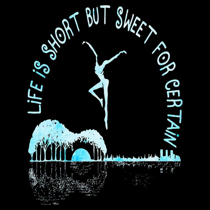 Music Lover Life Is Short But Sweet For Certain Guitar Sustainable Bucket Hat