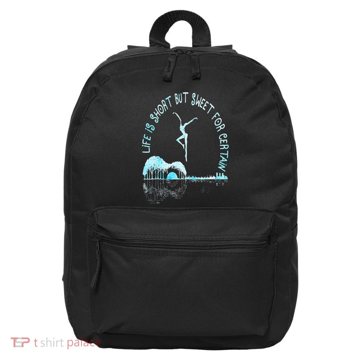 Music Lover Life Is Short But Sweet For Certain Guitar 16 in Basic Backpack