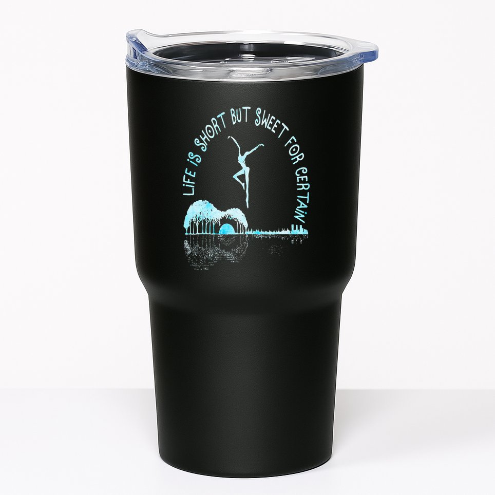 Music Lover Life Is Short But Sweet For Certain Guitar Tumbler
