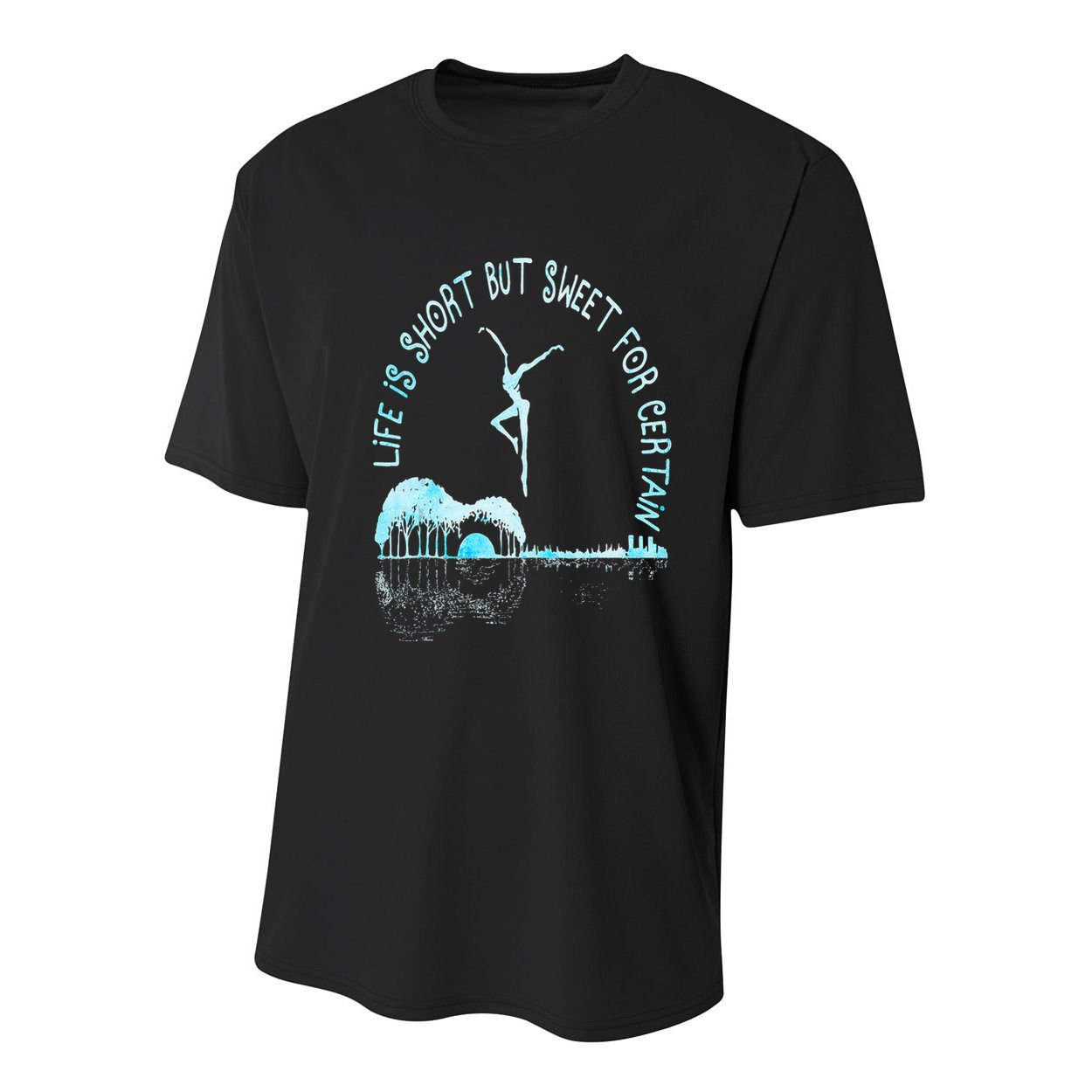 Music Lover Life Is Short But Sweet For Certain Guitar Youth Performance Sprint T-Shirt