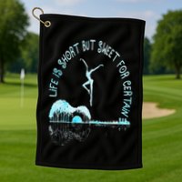 Music Lover Life Is Short But Sweet For Certain Guitar Golf Towel