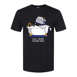 Mandatoryfunday Live Laugh Toaster Bath Softstyle CVC T-Shirt