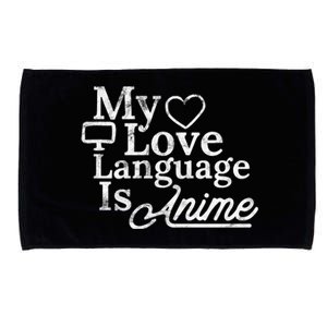 My Love Language Is Anime Microfiber Hand Towel