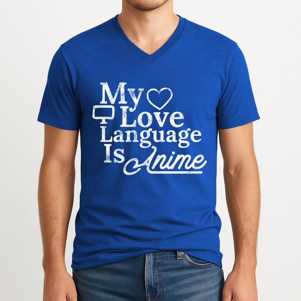 My Love Language Is Anime V-Neck T-Shirt