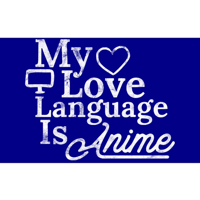 My Love Language Is Anime Bumper Sticker