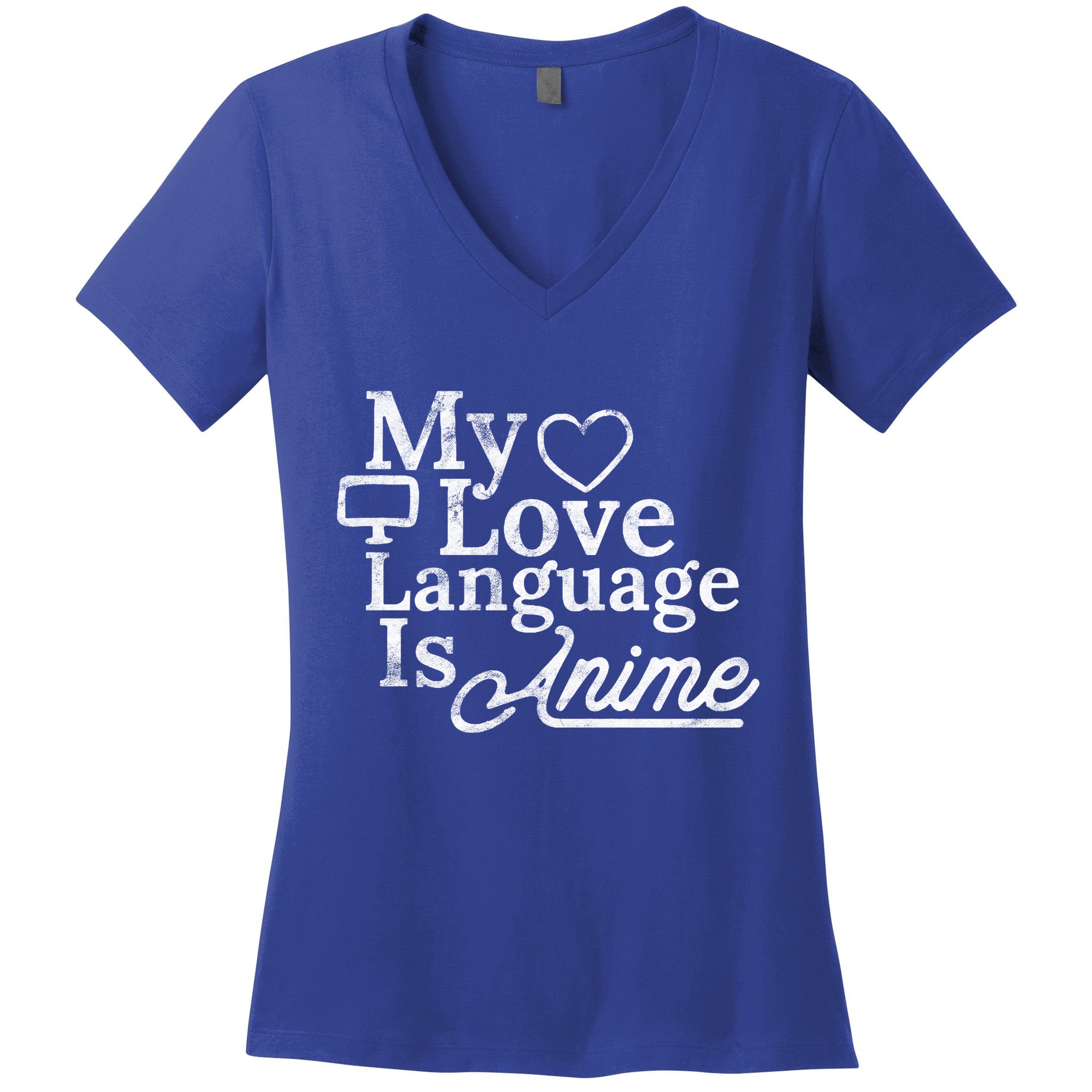 My Love Language Is Anime Women's V-Neck T-Shirt