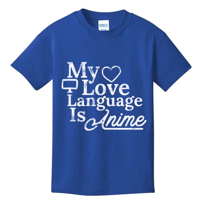 My Love Language Is Anime Kids T-Shirt