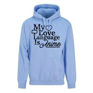 My Love Language Is Anime Unisex Surf Hoodie