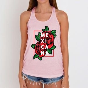 Mexicana Latinx Latina Proud Gift For Mexican Girlfriend Women's Knotted Racerback Tank