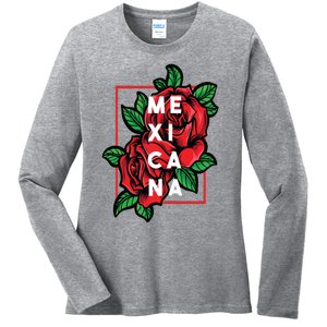 Mexicana Latinx Latina Proud Gift For Mexican Girlfriend Ladies Long Sleeve Shirt