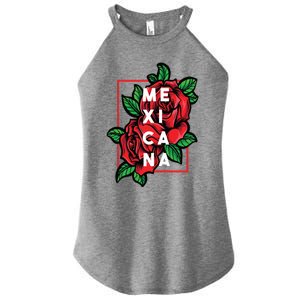 Mexicana Latinx Latina Proud Gift For Mexican Girlfriend Women's Perfect Tri Rocker Tank