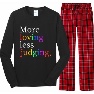 More Loving Less Judging Long Sleeve Pajama Set