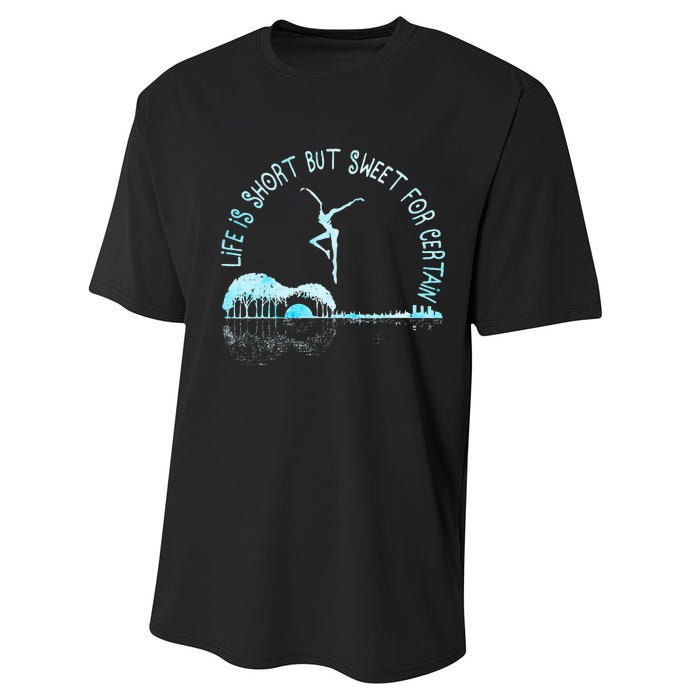 Music Lover Life Is Short But Sweet For Certain Guitar Performance Sprint T-Shirt