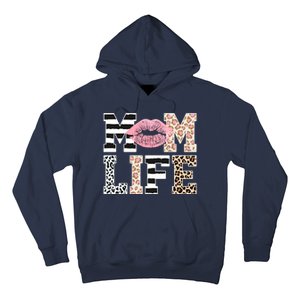 Mom Life Leopard Lips Hoodie