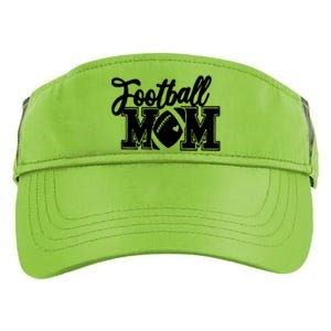 Mom's Little League Football Jr High School Football Mom Funny Gift Adult Drive Performance Visor