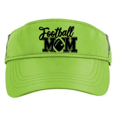 Mom's Little League Football Jr High School Football Mom Funny Gift Adult Drive Performance Visor