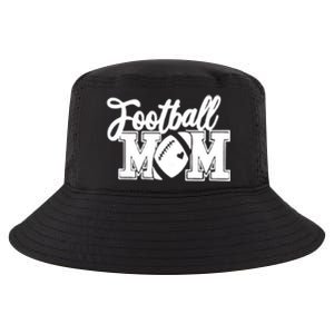 Mom's Little League Football Jr High School Football Mom Funny Gift Cool Comfort Performance Bucket Hat