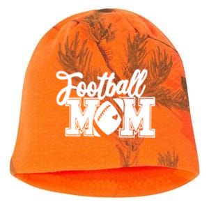 Mom's Little League Football Jr High School Football Mom Funny Gift Kati - Camo Knit Beanie