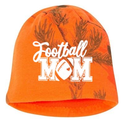 Mom's Little League Football Jr High School Football Mom Funny Gift Kati - Camo Knit Beanie