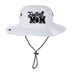 Mom's Little League Football Jr High School Football Mom Funny Gift Legacy Cool Fit Booney Bucket Hat