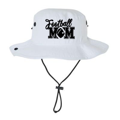 Mom's Little League Football Jr High School Football Mom Funny Gift Legacy Cool Fit Booney Bucket Hat