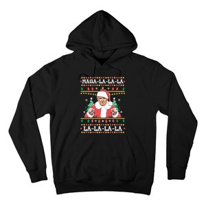 Maga La La La Funny Trump Ugly Christmas Sweater Xmas 2024 Hoodie