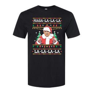 Maga La La La Funny Trump Ugly Christmas Sweater Xmas 2024 Softstyle CVC T-Shirt