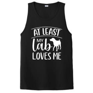 My Lab Loves Me Labrador Retriever Dog Valentine's Day Funny Gift PosiCharge Competitor Tank