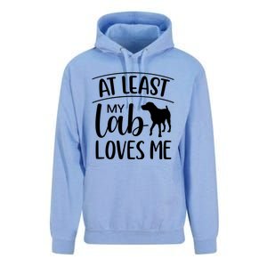 My Lab Loves Me Labrador Retriever Dog Valentine's Day Funny Gift Unisex Surf Hoodie