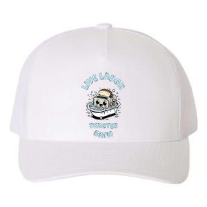 Mandatoryfunday Live Laugh Toaster Bath Yupoong Adult 5-Panel Trucker Hat