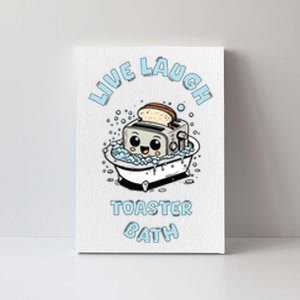 Mandatoryfunday Live Laugh Toaster Bath Canvas