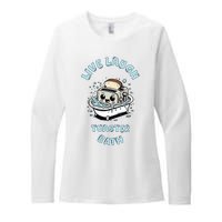 Mandatoryfunday Live Laugh Toaster Bath Womens CVC Long Sleeve Shirt