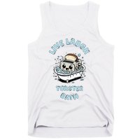 Mandatoryfunday Live Laugh Toaster Bath Tank Top