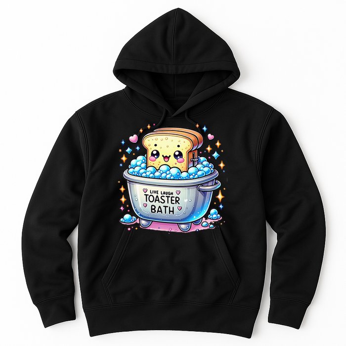 Mandatoryfunday Live Laugh Toaster Bath Funny Saying Hoodie