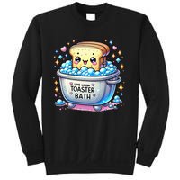 Mandatoryfunday Live Laugh Toaster Bath Funny Saying Sweatshirt