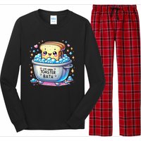 Mandatoryfunday Live Laugh Toaster Bath Funny Saying Long Sleeve Pajama Set