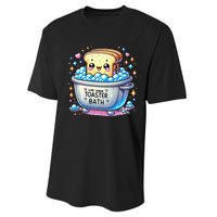 Mandatoryfunday Live Laugh Toaster Bath Funny Saying Performance Sprint T-Shirt