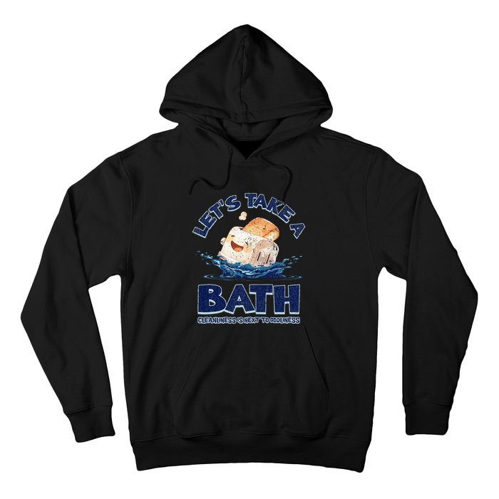 Mandatoryfunday Live Laugh Toaster Bath Hoodie