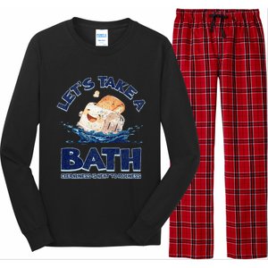 Mandatoryfunday Live Laugh Toaster Bath Long Sleeve Pajama Set