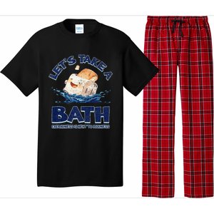 Mandatoryfunday Live Laugh Toaster Bath Pajama Set