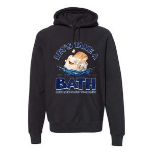 Mandatoryfunday Live Laugh Toaster Bath Premium Hoodie