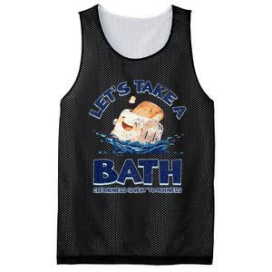 Mandatoryfunday Live Laugh Toaster Bath Mesh Reversible Basketball Jersey Tank