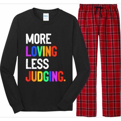 More Loving Less Judging Long Sleeve Pajama Set