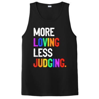 More Loving Less Judging PosiCharge Competitor Tank