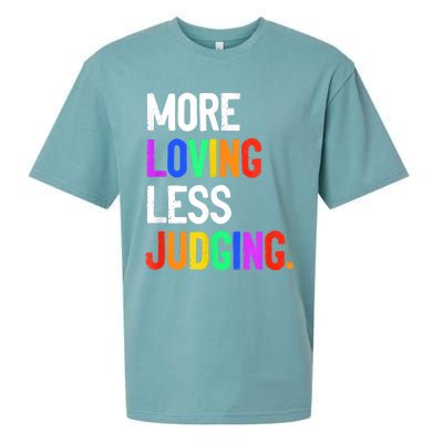 More Loving Less Judging Sueded Cloud Jersey T-Shirt