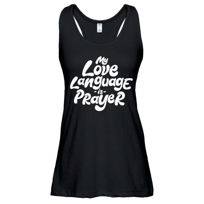 My Love Language Is Prayer Ladies Essential Flowy Tank