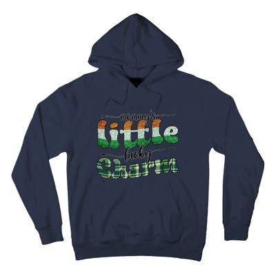 Mommy's Little Lucky One Plaid St Pattricks Day Tall Hoodie