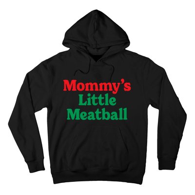 Mommy's Little Meatball Italian Ironic Funny Meme Trendy Unisex Hoodie