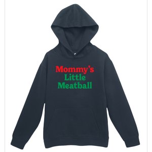 Mommy's Little Meatball Italian Ironic Funny Meme Trendy Unisex Urban Pullover Hoodie