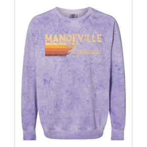 Mandeville Louisiana Colorblast Crewneck Sweatshirt